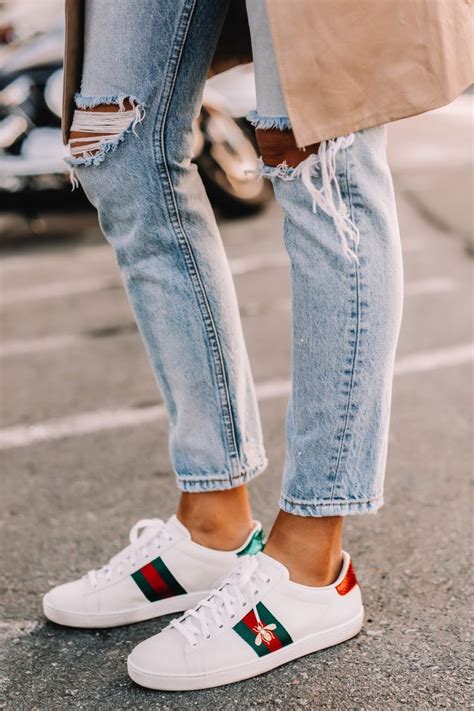 gucci sneakers outfit ideas|best gucci sneakers 2022.